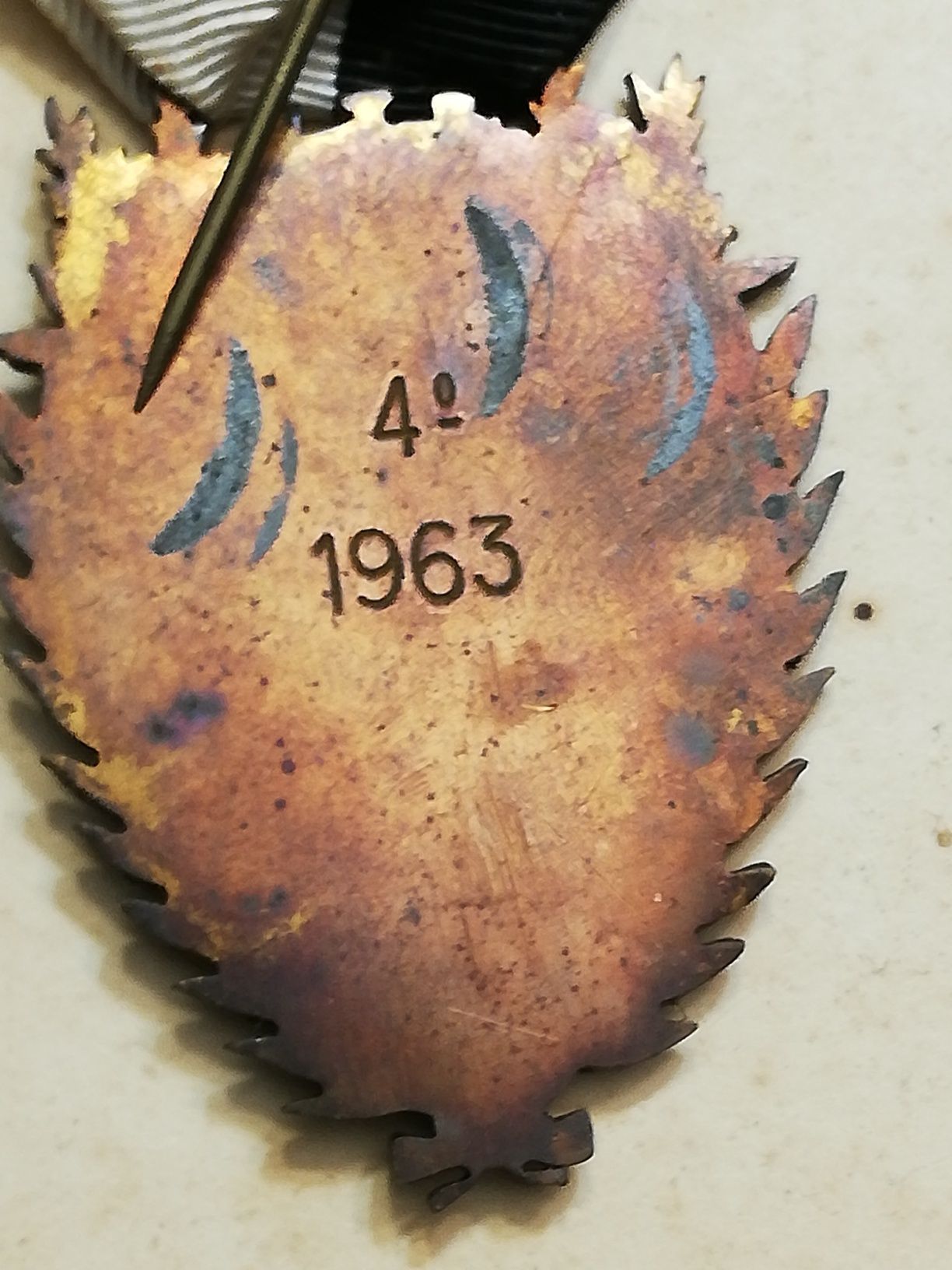Linda medalha de 1963