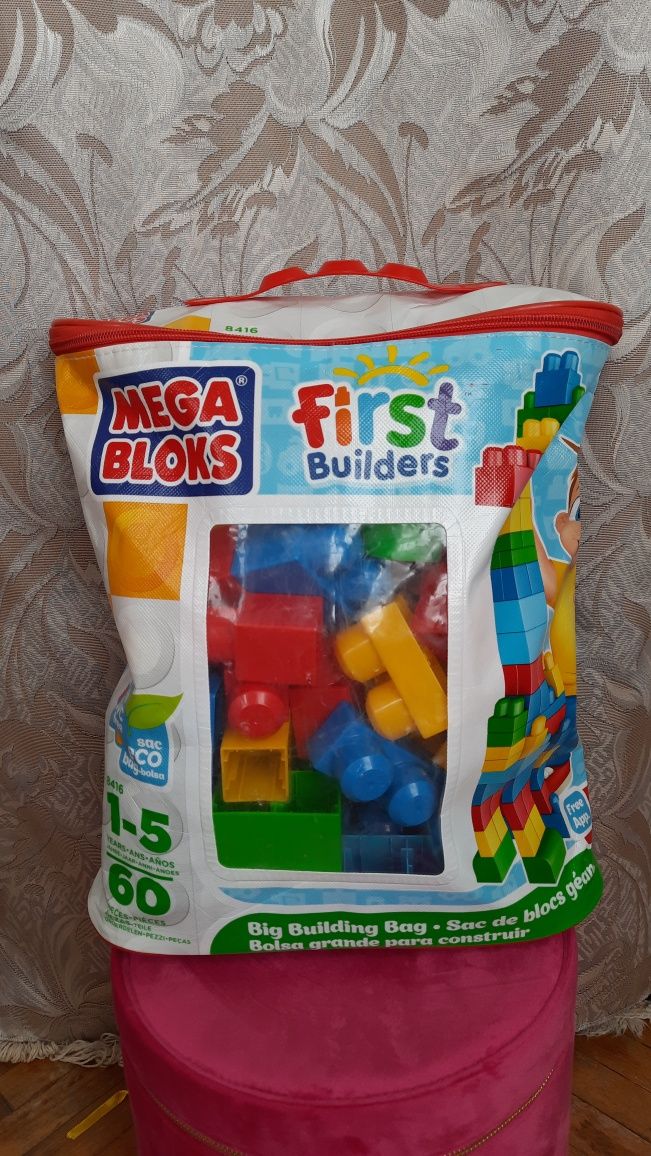Конструктор Mega Bloks First Builders класичний 60 деталей