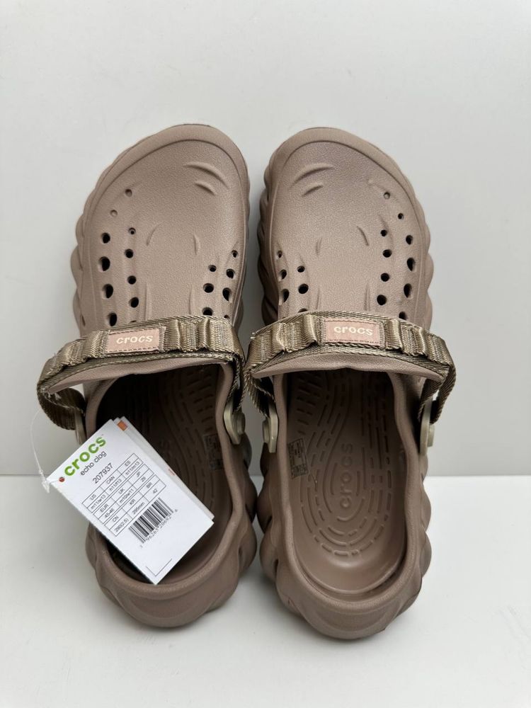 Crocs Echo Clog Beige Крокс Ехо беж Сабо