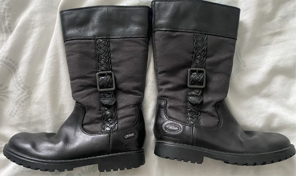 Clarks kozaki dziewczęce rozmiar 28EU goretex długość wkładki 19 cm