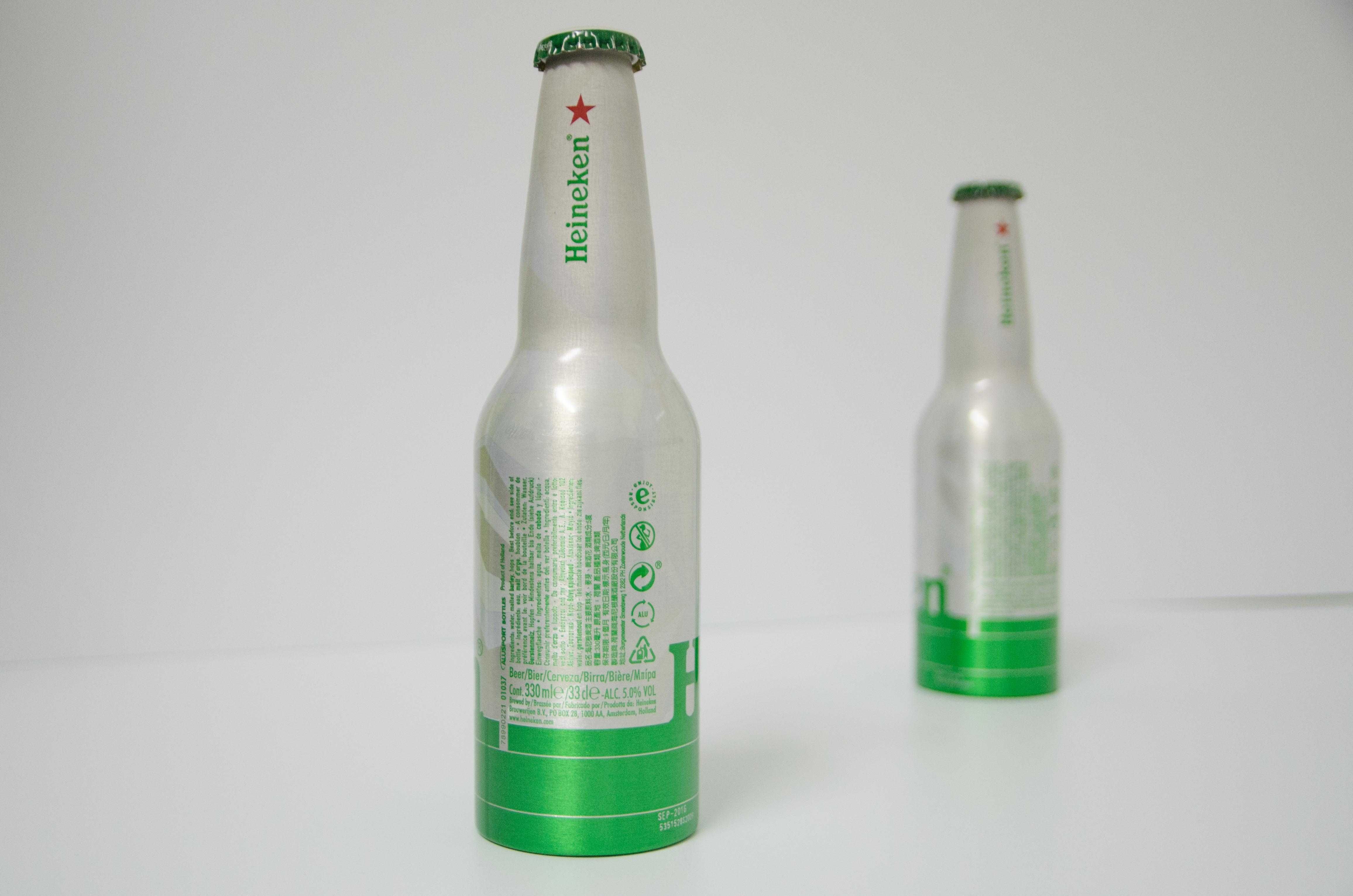 Garrafas de Alumínio HEINEKEN para Colecção