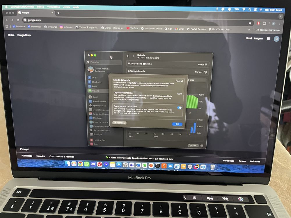 MacBook Pro M1 16GB RAM 256GB SSD
