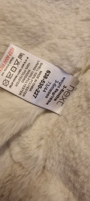 Kurtka Zimowa  z motywem leśnym  Next 3-6 m 68 cm nowa