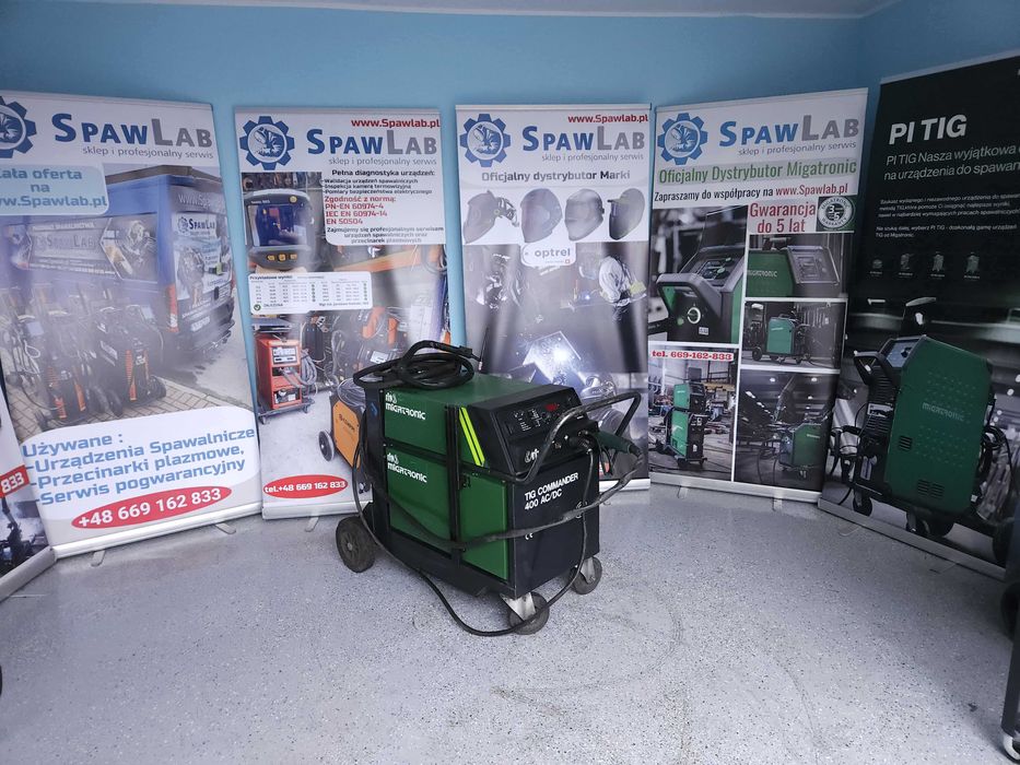 Spawarka Migatronic Commander 400A ac/dc TIG Mocny Inverter Chłodzony!