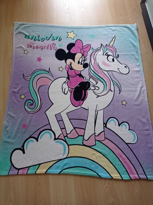 Koc Disney Myszka Minnie i jednorożec