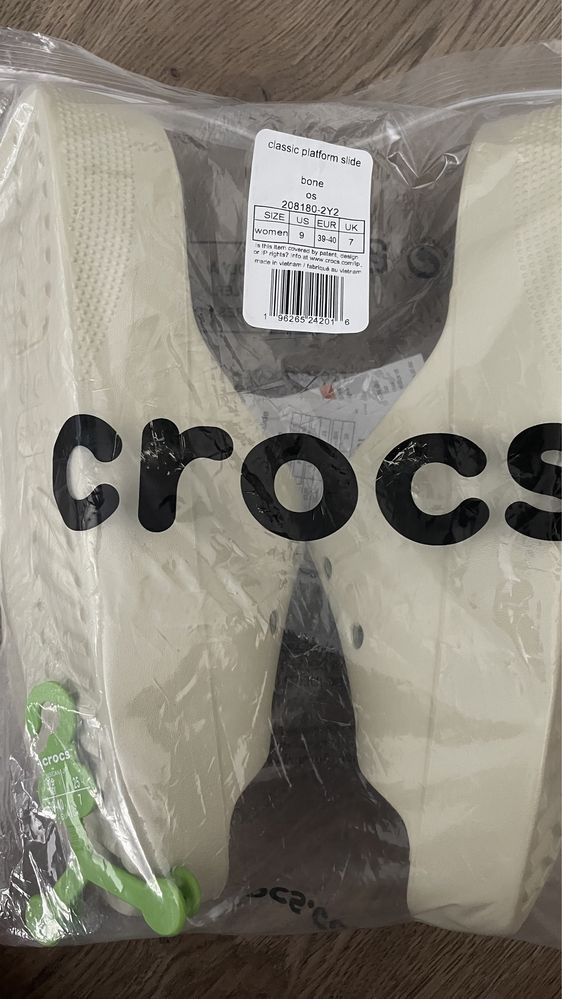 Crocs, нові, шльопанці
