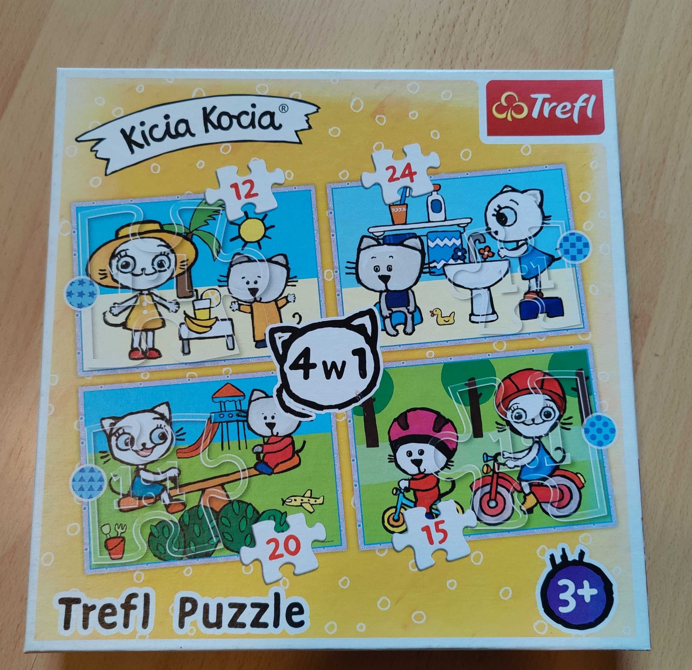 Puzzle Trefl 4 w 1 Kicia Kocia