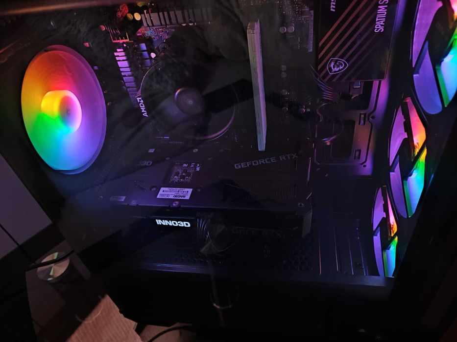 Komputer do gier RTX 3060 TI, RYZEN 5, 500 SSD, 16GB RAM OKAZJA!