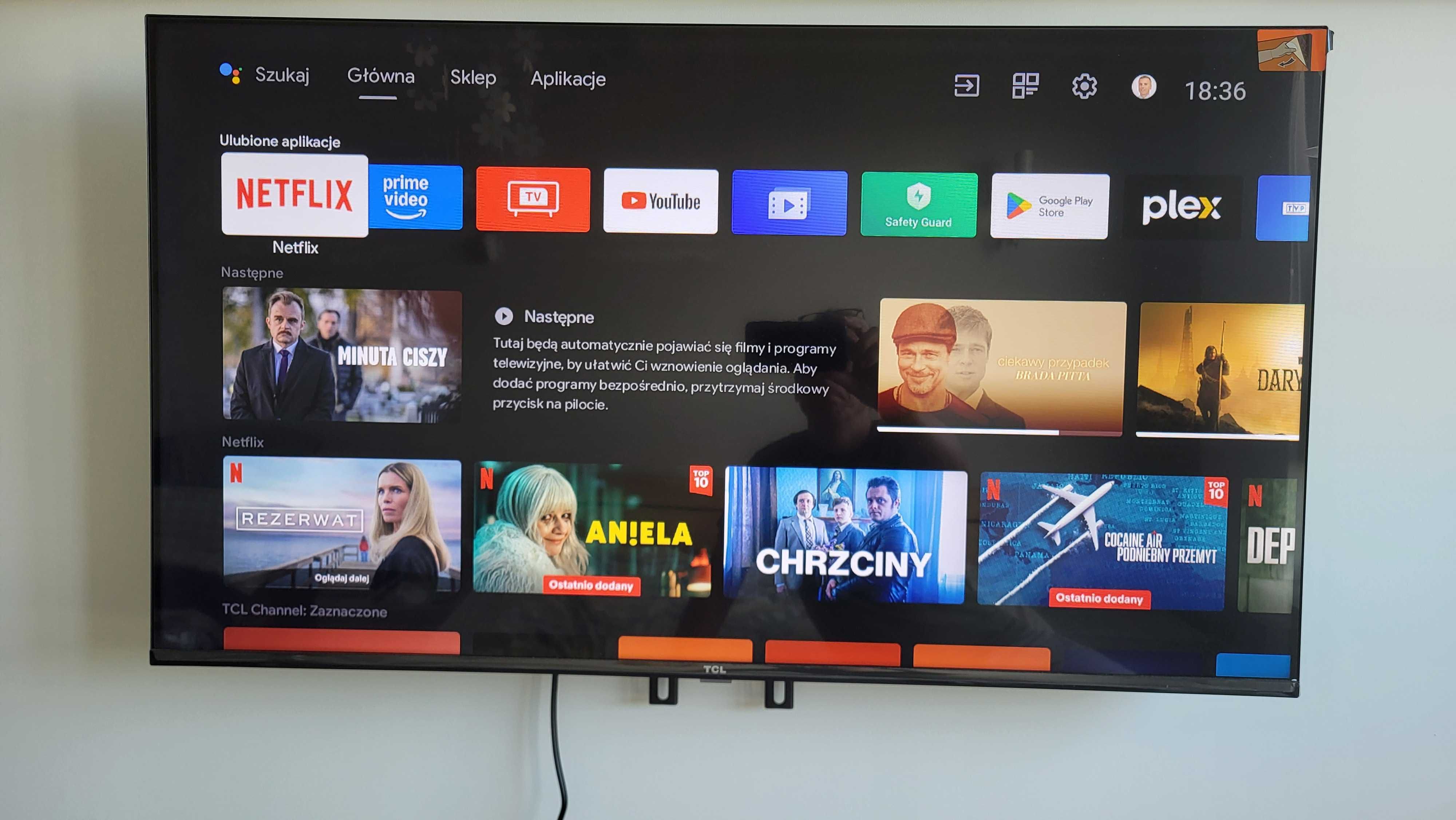 Prawie nowy TV TCL - Android TV - 40 cali, 2024, 40S5400A