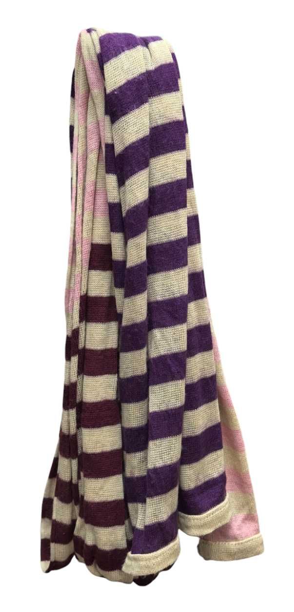 OVS delikatny szalik damski w paseczki jesień/zima rozm. 57 X 190 cm