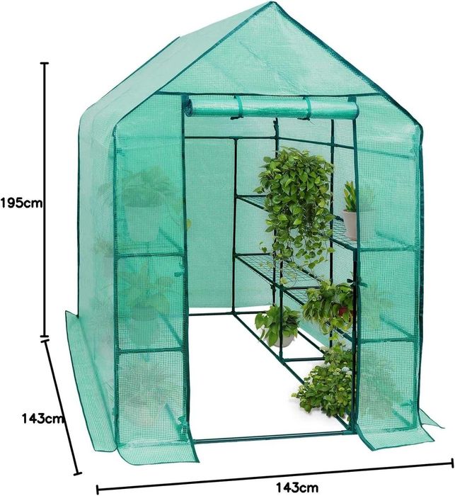 Nowa szklarnia / namiot / ogrodowa / grządki / uprawa / półki / W26!