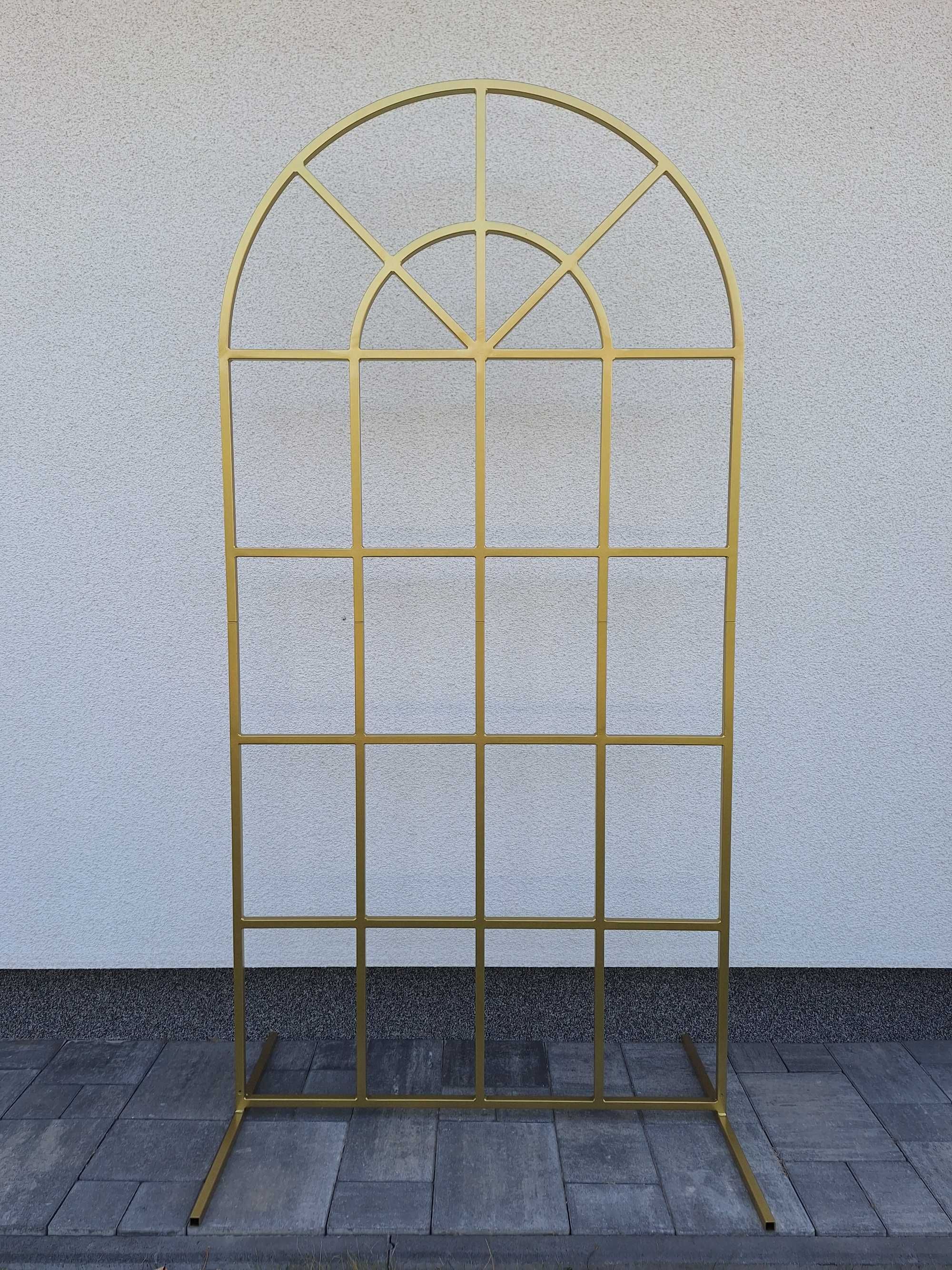 Okno okiennica 200x100 cm stelaż złoty