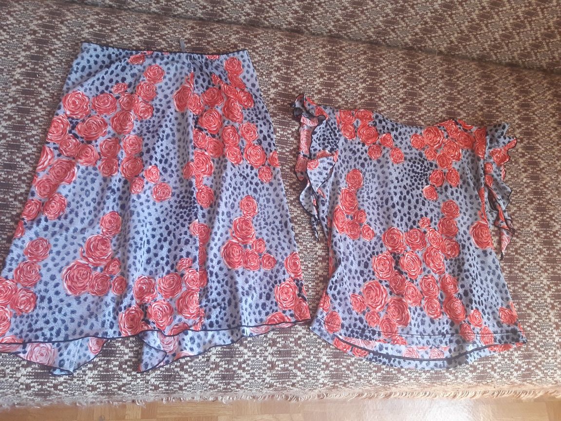 Komplet bluzka i spódnicospodenki