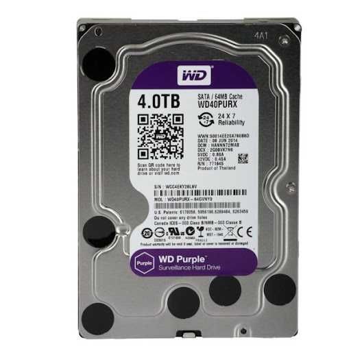 Disco rígido 3.5" 4TB Western Digital Purple (WD40PURX)