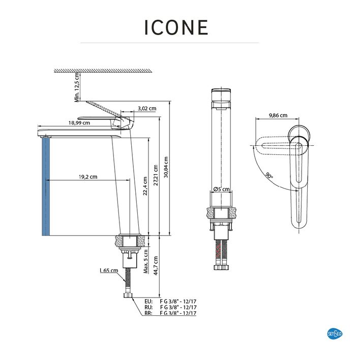 Torneira lavatórios