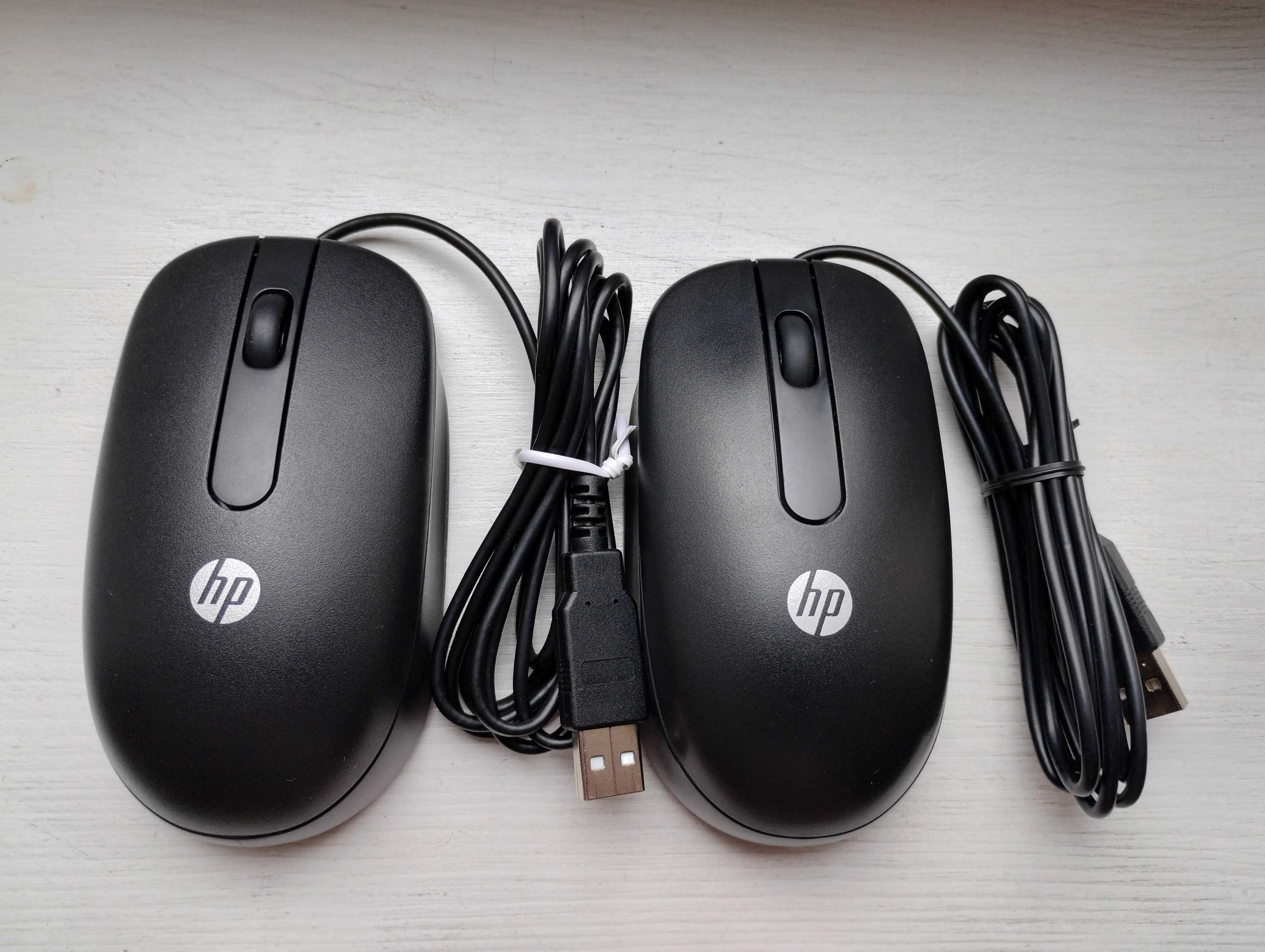 Мишка брендова HP, Fujitsu etc, оригінальна, USB, біла, чорна, б/в