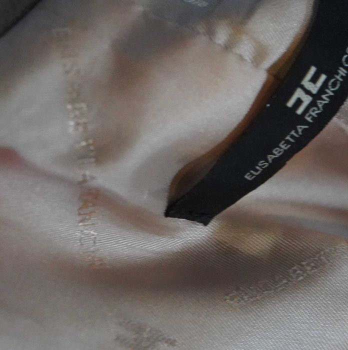 kurtka ze skóry naturalnej włoska Elisabetta Franchi