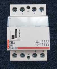 Модульний контактор Legrand 40А, 230В, 4НО, 004083