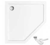 Brodzik prysznicowy pięciokątny Rea Diamond 80x80) (REA-K8544)