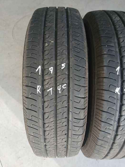 2 pneus 195 r14C Sava