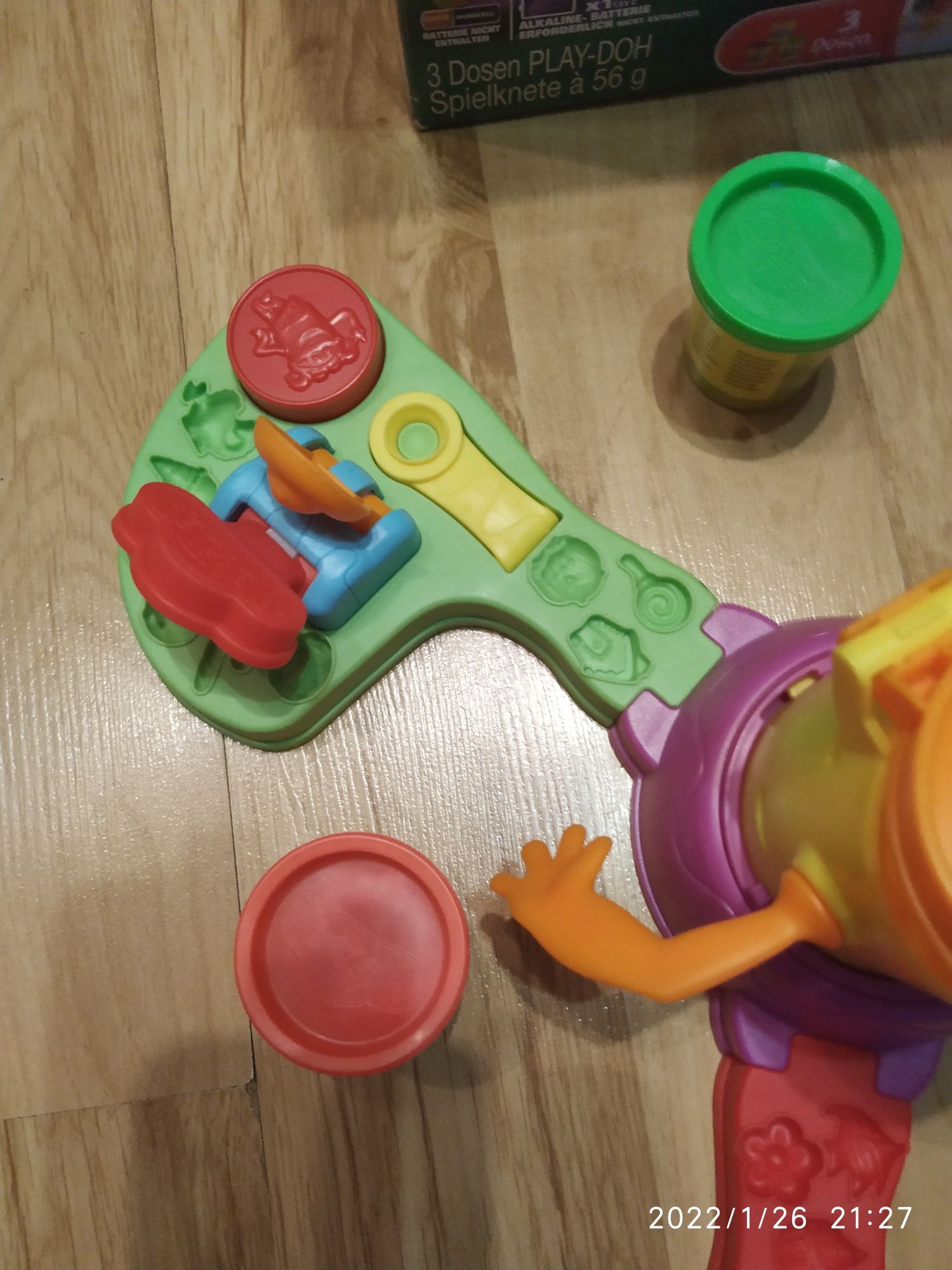 Zestaw ciastolina Play doh wyrzutnia gra zręcznościowa