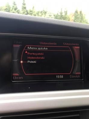 Polskie Menu Audi A4 A5 Q5 Q7 A6 A7 Aktualizacja Konwersja