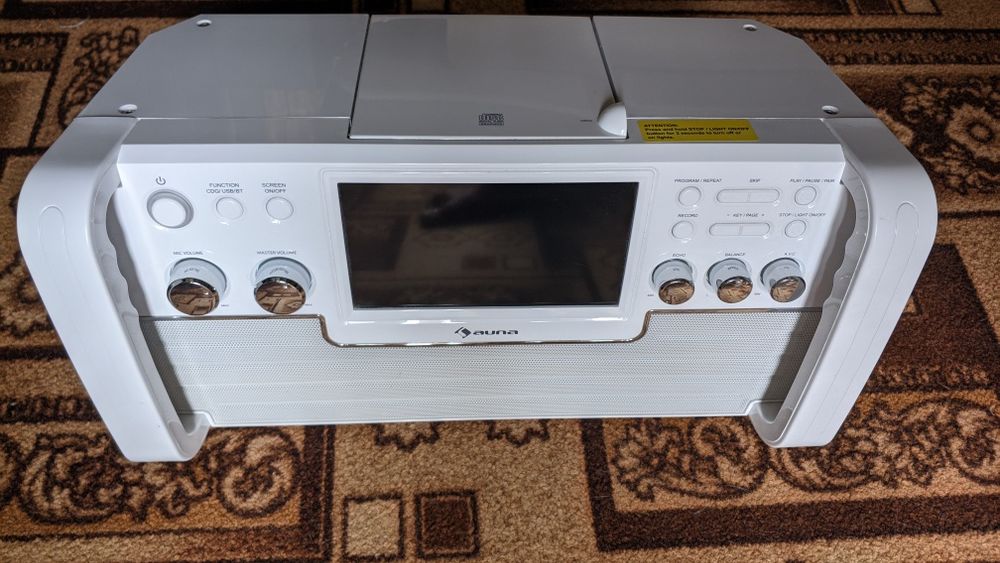 Продам немецкую стереосистему с bluetooth AunaDiscoFever(CD+G Karaoke)