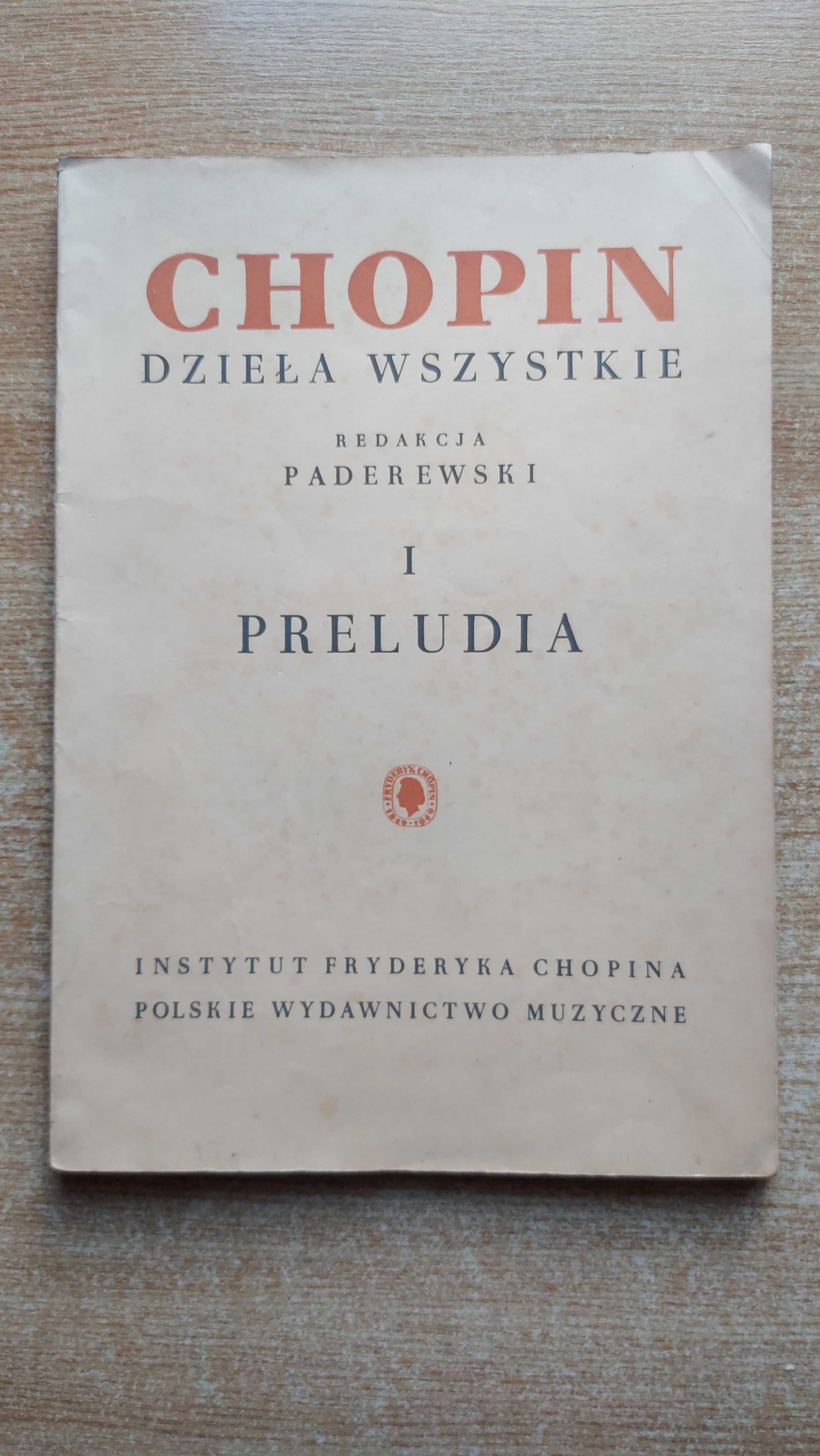 Fryderyk Chopin Dzieła Wszystkie I  Preludia