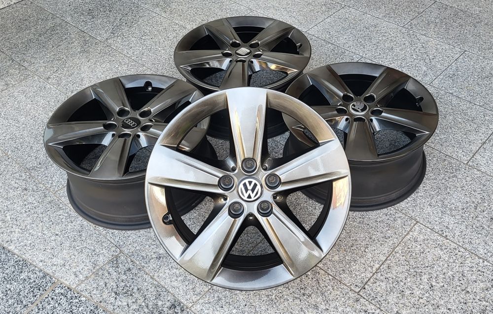 Alufelgi 17 5x112 VW Golf Jetta Touran Caddy Audi a3 a4 Skoda Seat #38