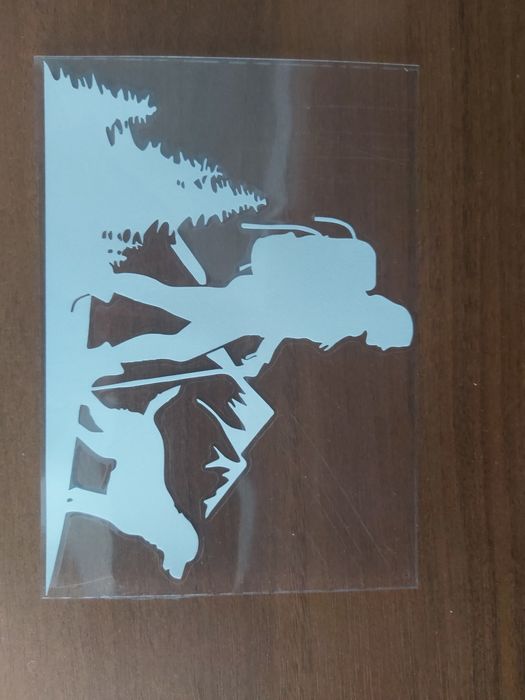 TURYSTKA - 16cm x 15 m - naklejka na auto ścianę laptop kamper quad