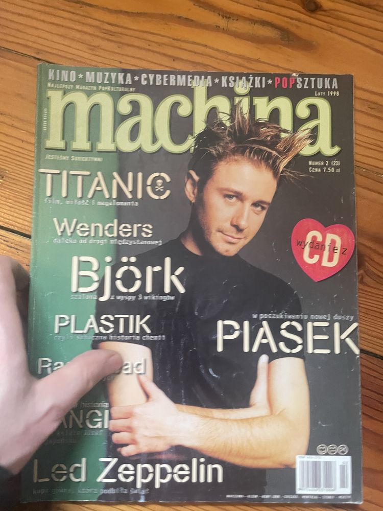 Wszystkie egzemplarze czasopisma „Machina”, rocznik 1998