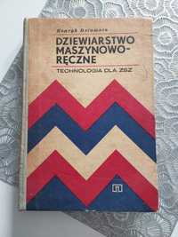 Książka PRL "Dziewiarstwo maszynowo-ręczne"