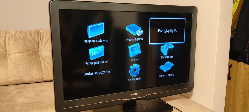 Telewizor Philips 32 cale. Dekoder Skymaster ATB M265