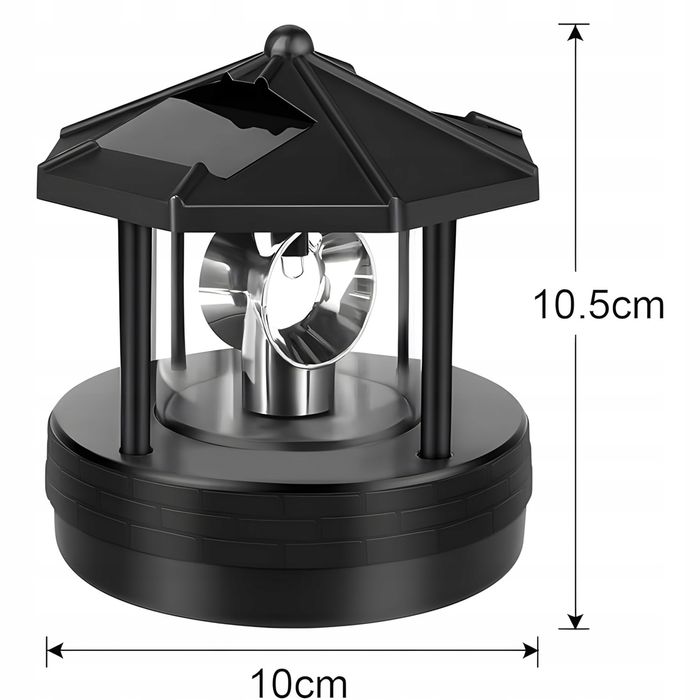Obrotowa lampa LED solarna