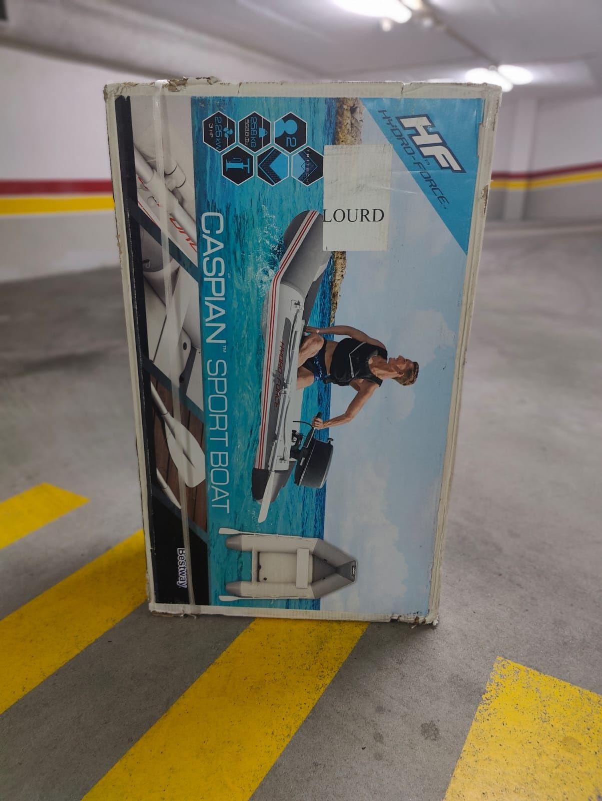 Barco Insuflável Bestway Hydro-Force Caspian - Novo