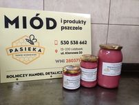 Miód Kremowany z Maliną