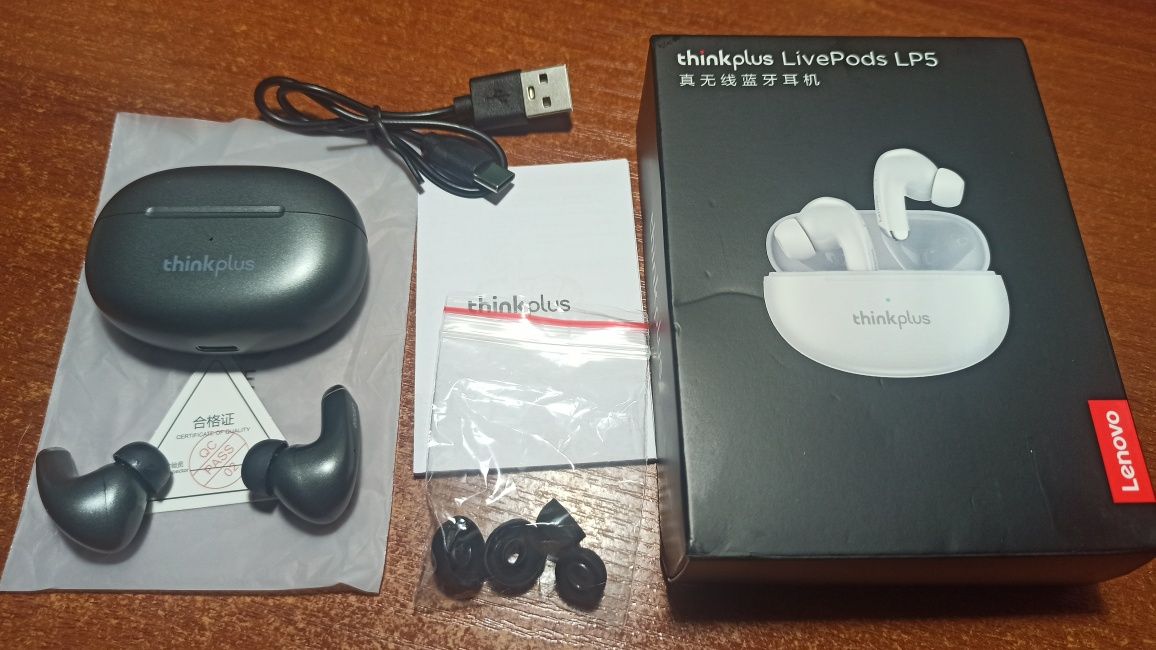 Навушники Bluetooth Lenovo LP5
