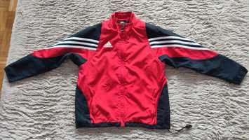 Bluza Adidas rozpinana na suwak czerwona chłopięca roz.128