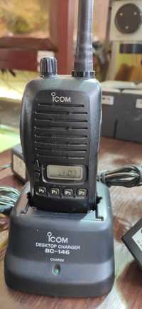 Рация icom f3gs с новыми аккумуляторами.