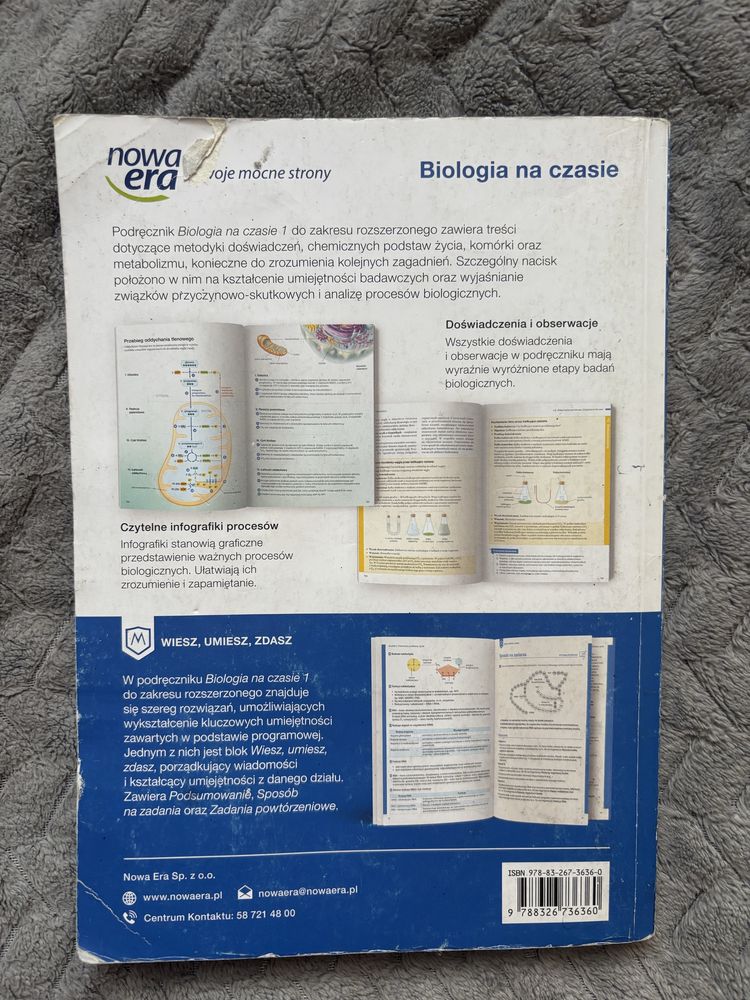 Biologia na czasie 1 zakres rozszerzony