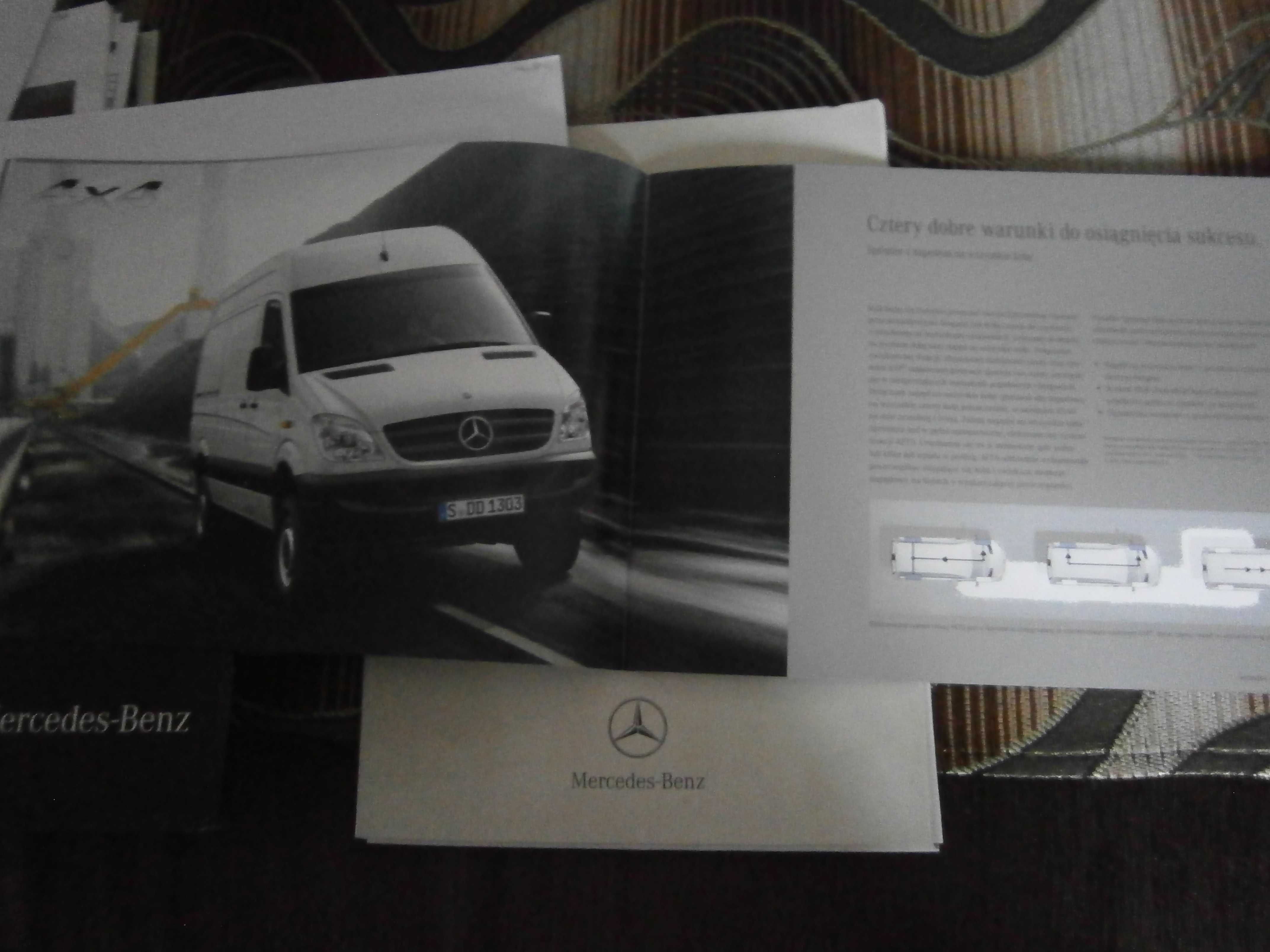 Folder prospekt Mercedes Sprinter