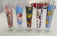 5 copos novos de colecção Ritzenhoff