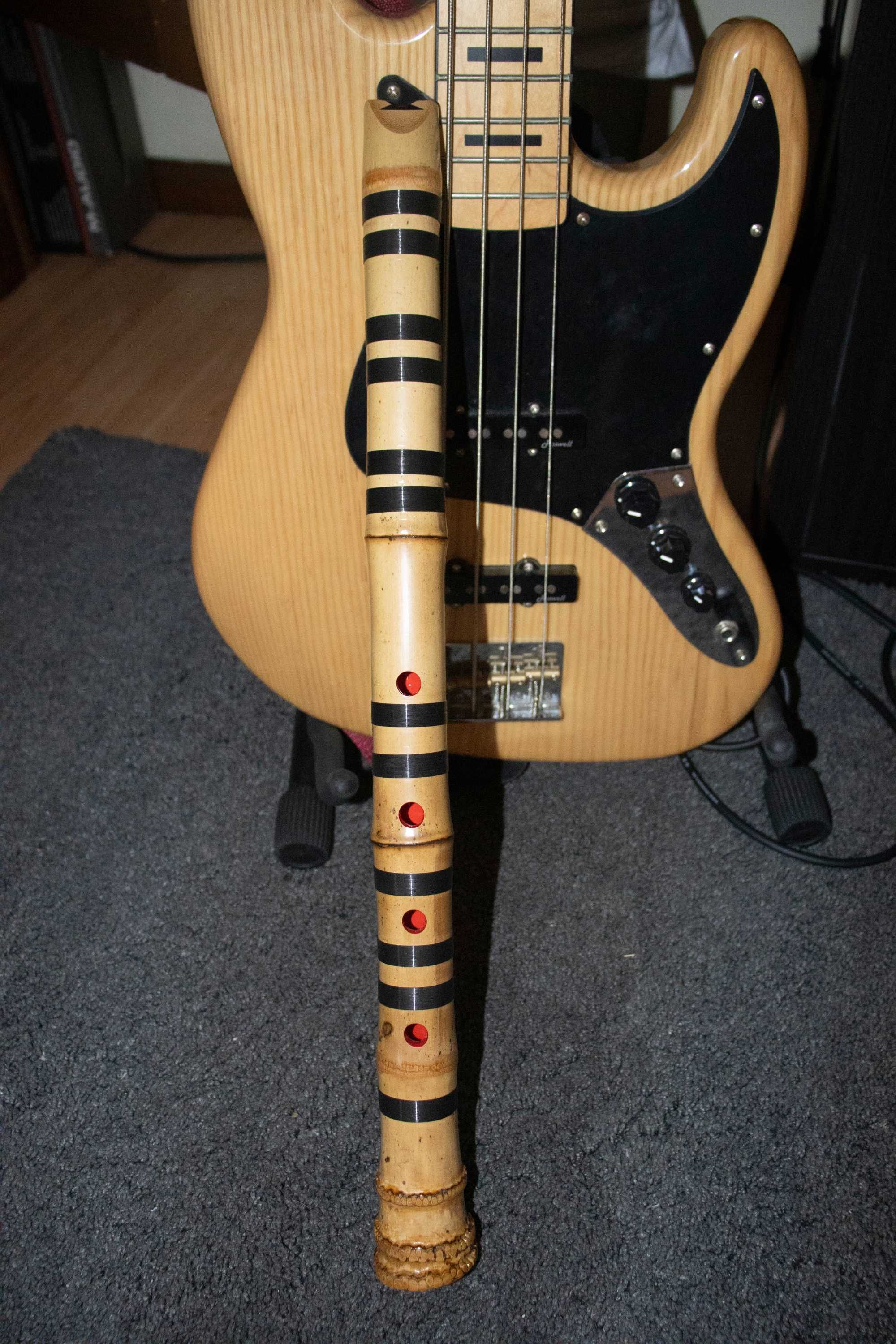 Flauta Japonesa Shakuhachi 1.8, com certificado