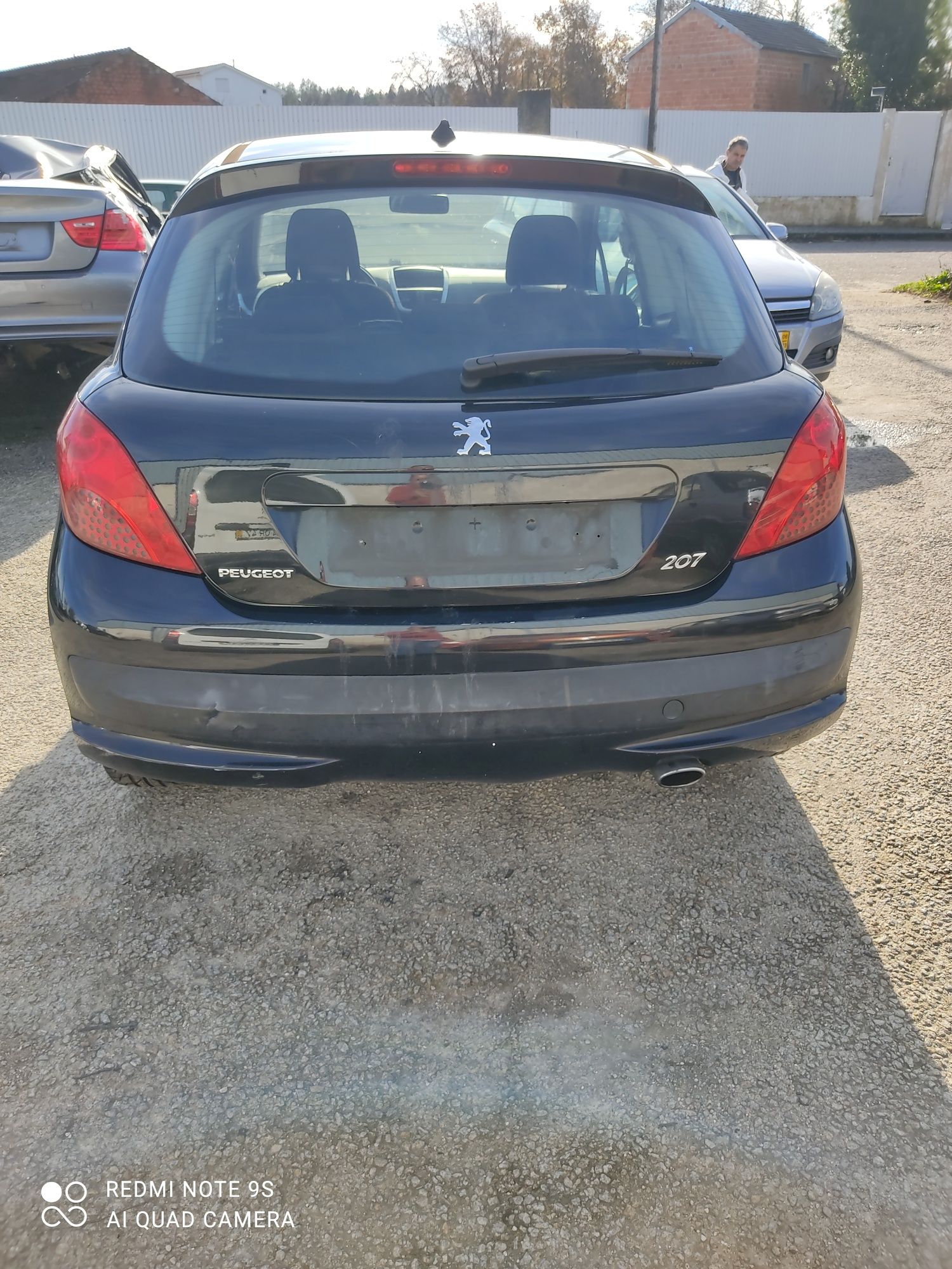 Peças Peugeot 207 1.6hdi, motor 9HX, frente completa, airbags, porta