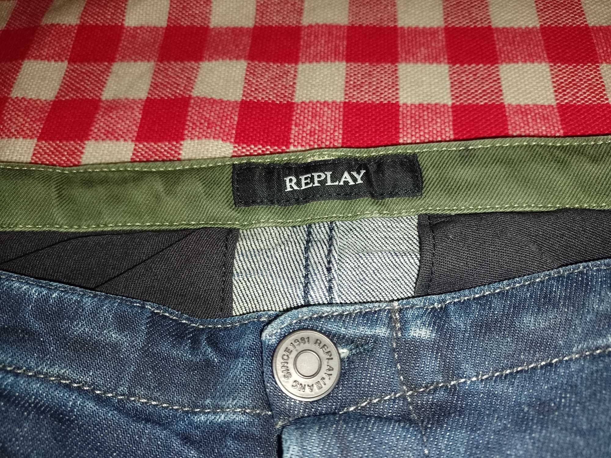 Spodnie męskie jeans Replay rozmiar S