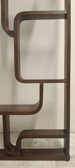 ścianka kwiatowa Ludvik Volak Holesov design vintage półka