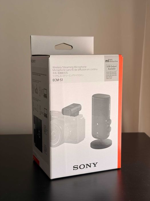 Microfone sem Fios Sony ECM-S1 Novo nunca usado