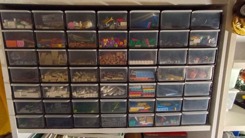 Klocki LEGO mix z szufladkami
