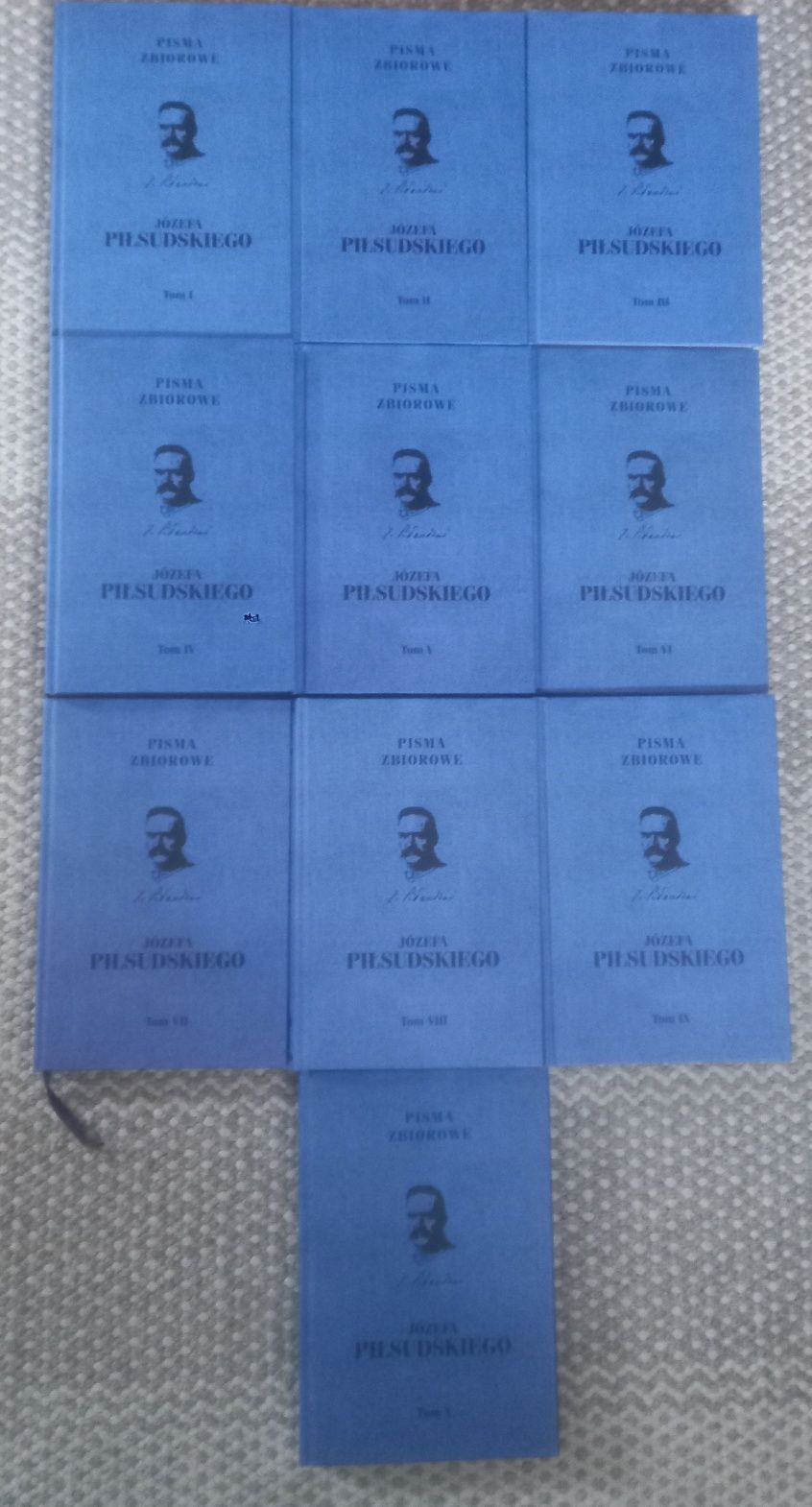 Książki Józef Piłsudski pisma zbiorowe 10 tomów nowe