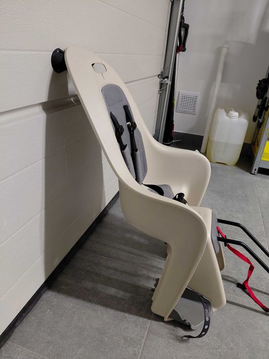 fotelik rowerowy beżowy